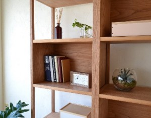 富山家具　オシャレインテリア　本棚